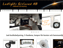 Tablet Screenshot of ledlights.se